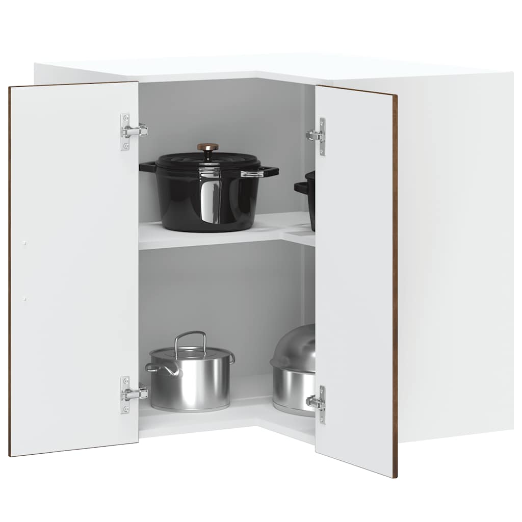Pensile da Cucina ad Angolo Kalmar Rovere Fumo in Truciolato - homemem39