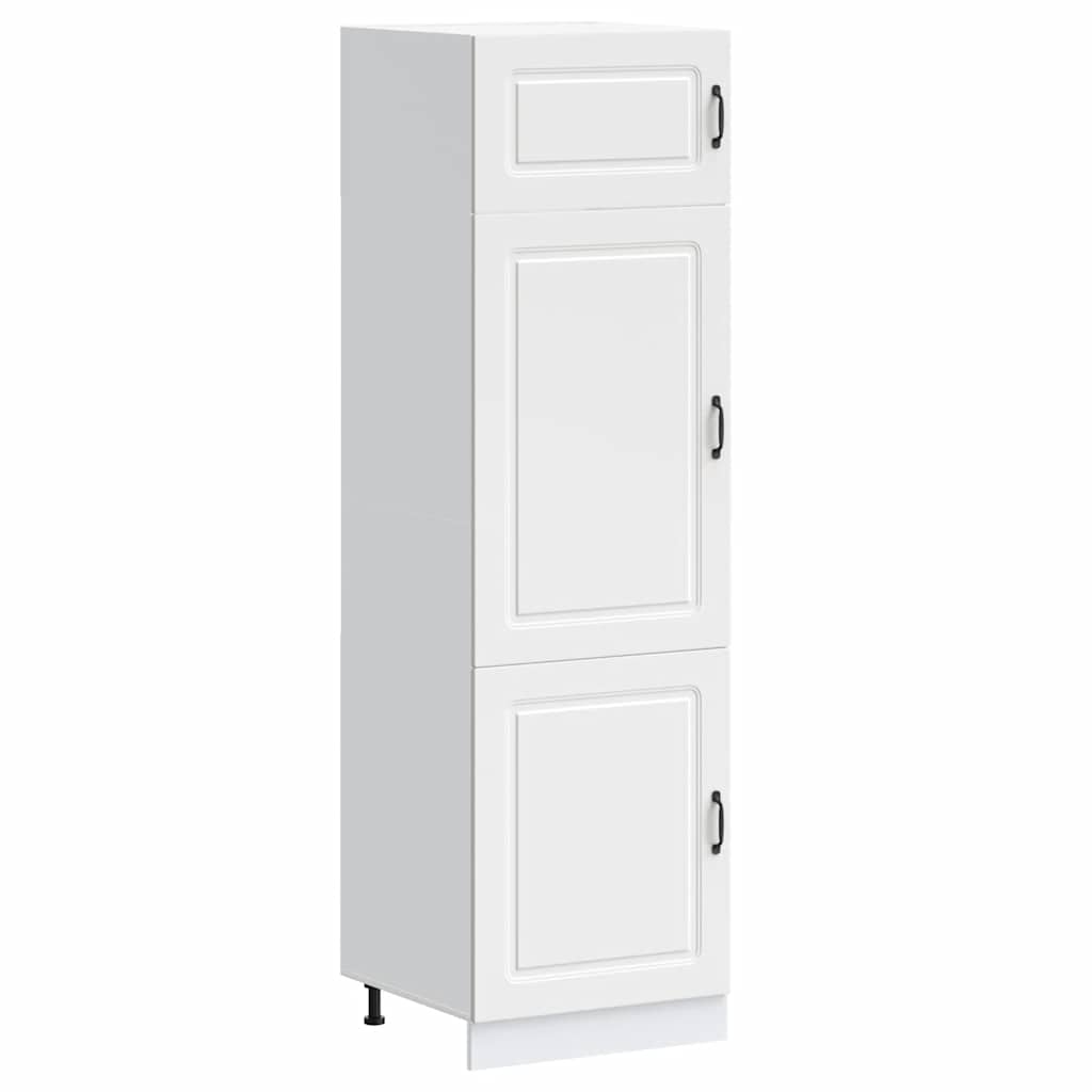 Armadio da Cucina Kalmar Bianco in Legno Multistrato - homemem39