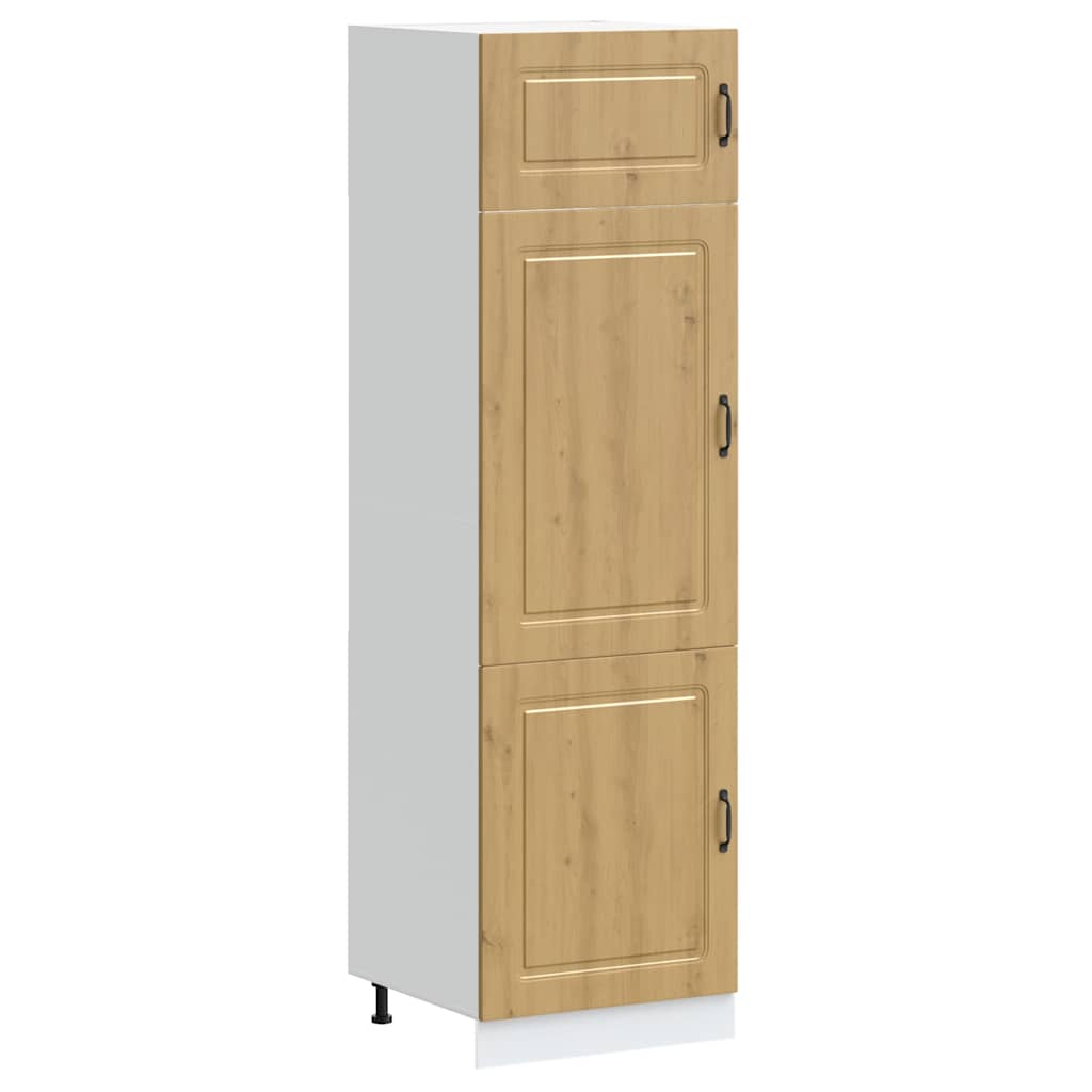 Armadio da Cucina Kalmar Rovere Artigianale Legno Multistrato - homemem39