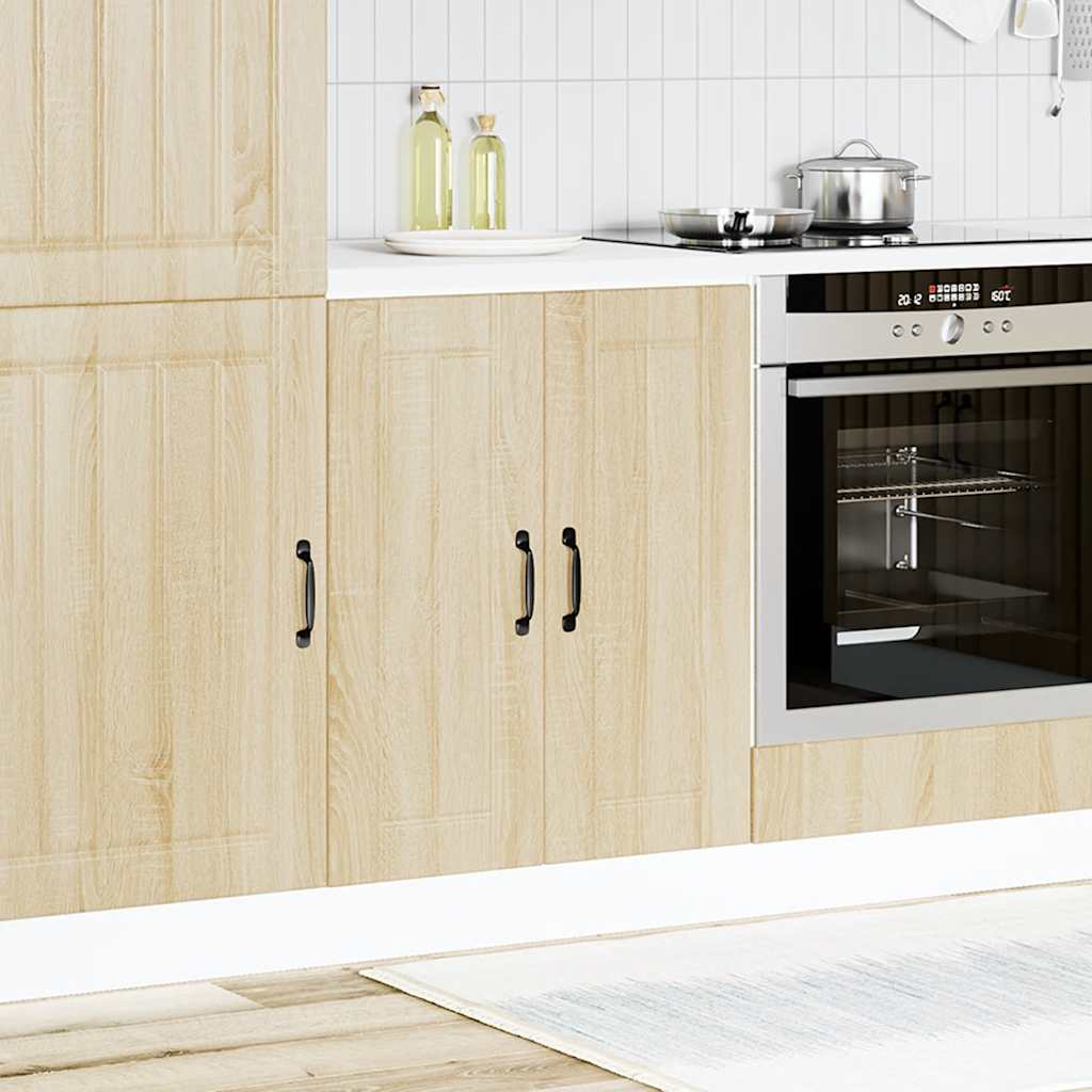 Mobile Base Lavello Lucca Rovere Sonoma in Legno Multistrato - homemem39