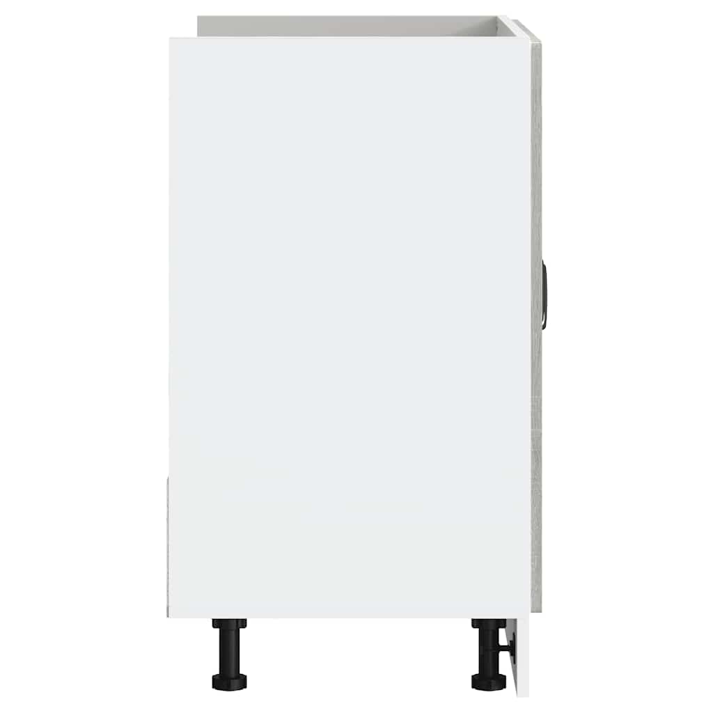 Mobile Base Lavello Lucca Grigio Sonoma in Legno Multistrato - homemem39