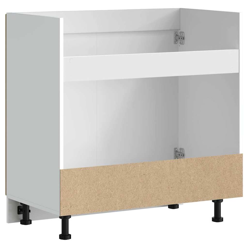 Mobile Base Lavello Lucca Rovere Artigianale Legno Multistrato - homemem39