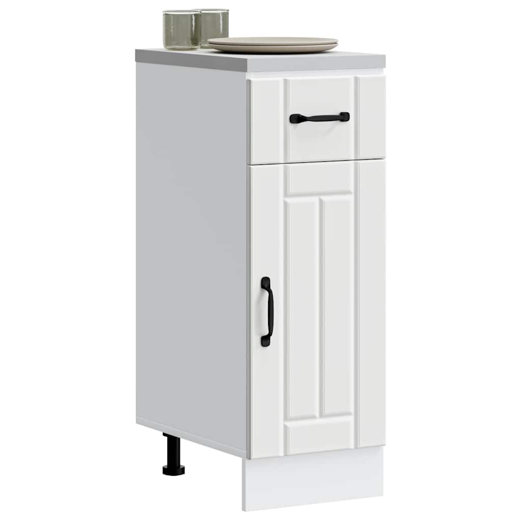 Base da Cucina Lucca Bianco in Legno Multistrato - homemem39