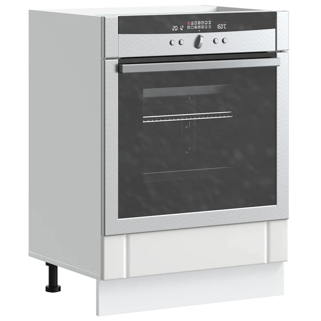 Armadio Forno Lucca Bianco in Legno Multistrato - homemem39