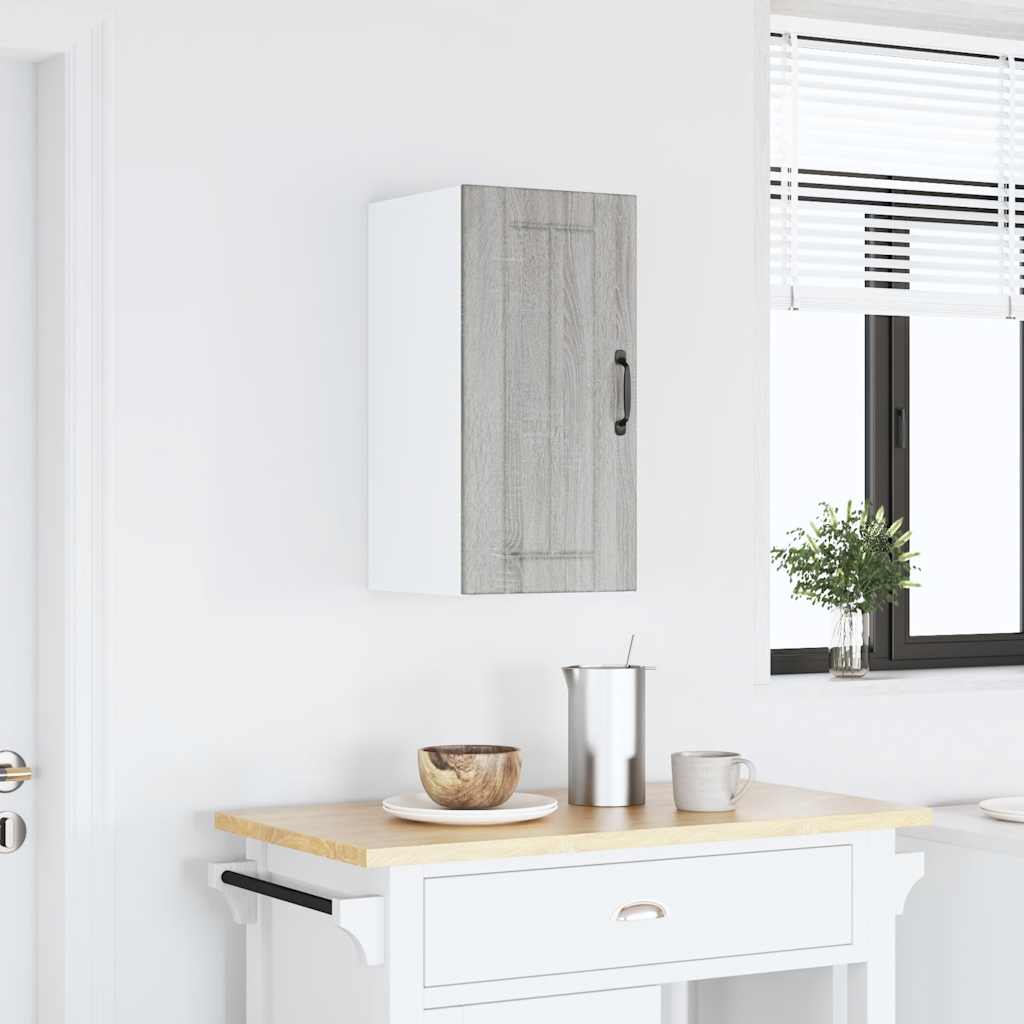 Pensile da Cucina Lucca Grigio Sonoma in Legno Multistrato - homemem39