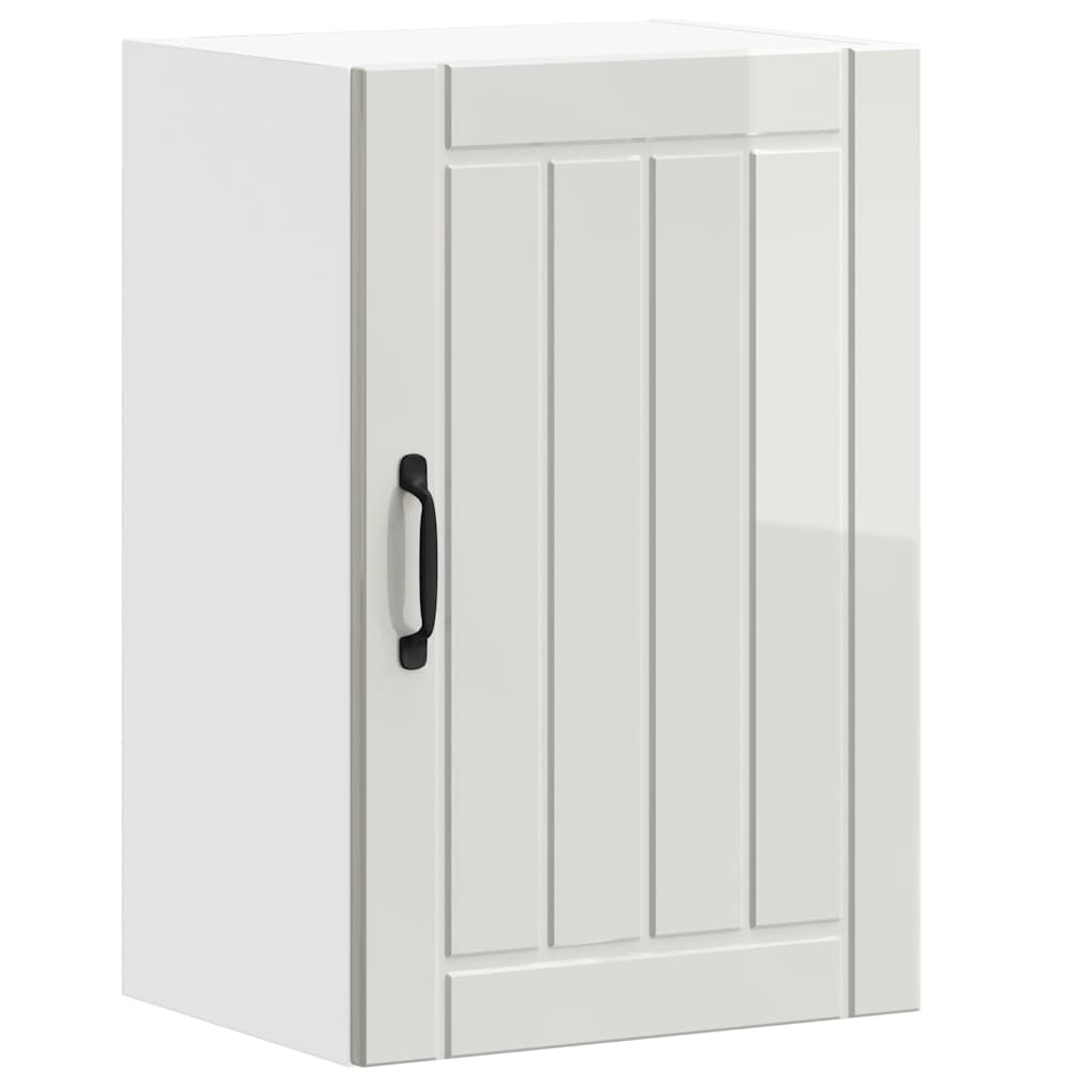 Pensile da Cucina Lucca Bianco Lucido in Legno Multistrato - homemem39
