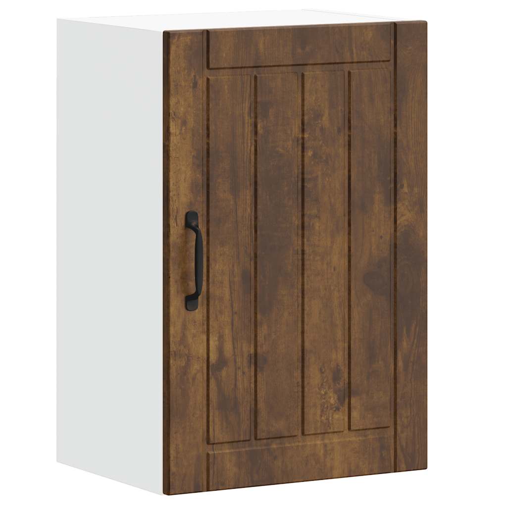 Pensile da Cucina Lucca Rovere Fumo in Legno Multistrato - homemem39