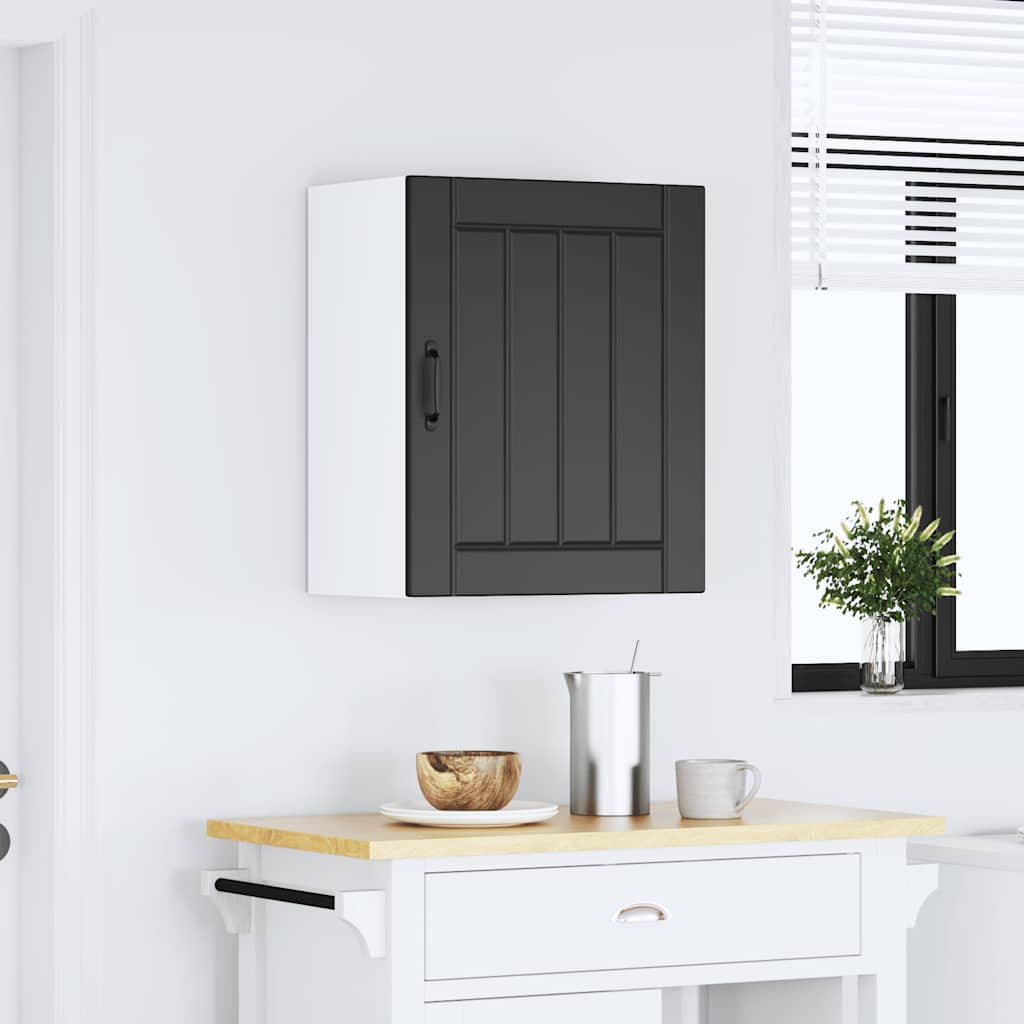 Pensile da Cucina Lucca Nero in Legno Multistrato - homemem39