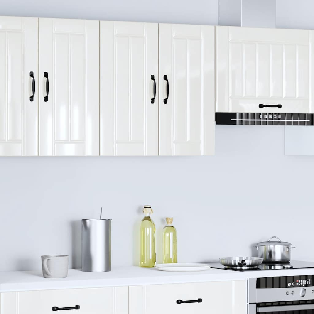 Pensile da Cucina Lucca Bianco Lucido in Legno Multistrato - homemem39