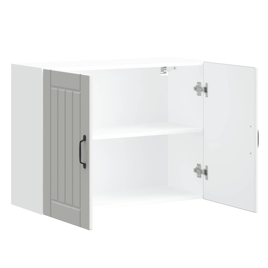 Pensile da Cucina Lucca Bianco in Legno Multistrato - homemem39