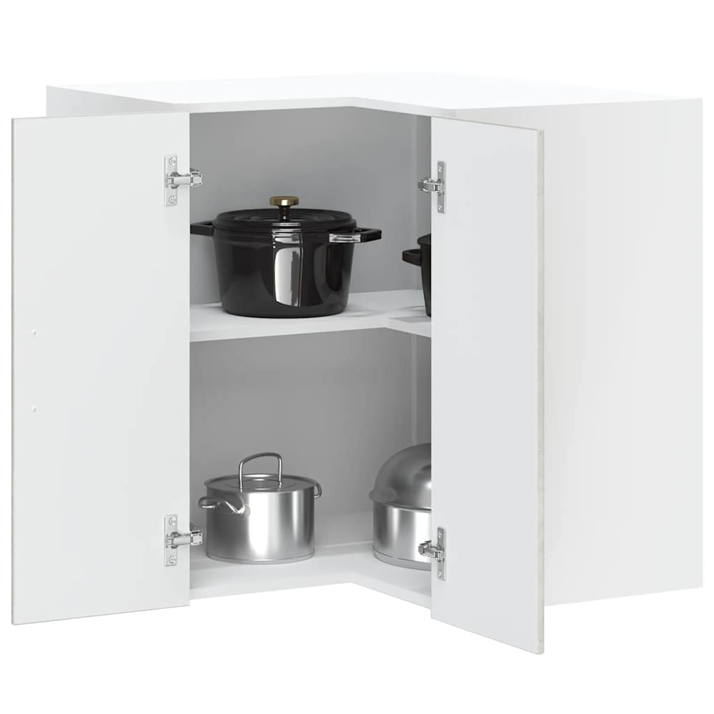 Pensile da Cucina ad Angolo Lucca Grigio Cemento in Truciolato - homemem39