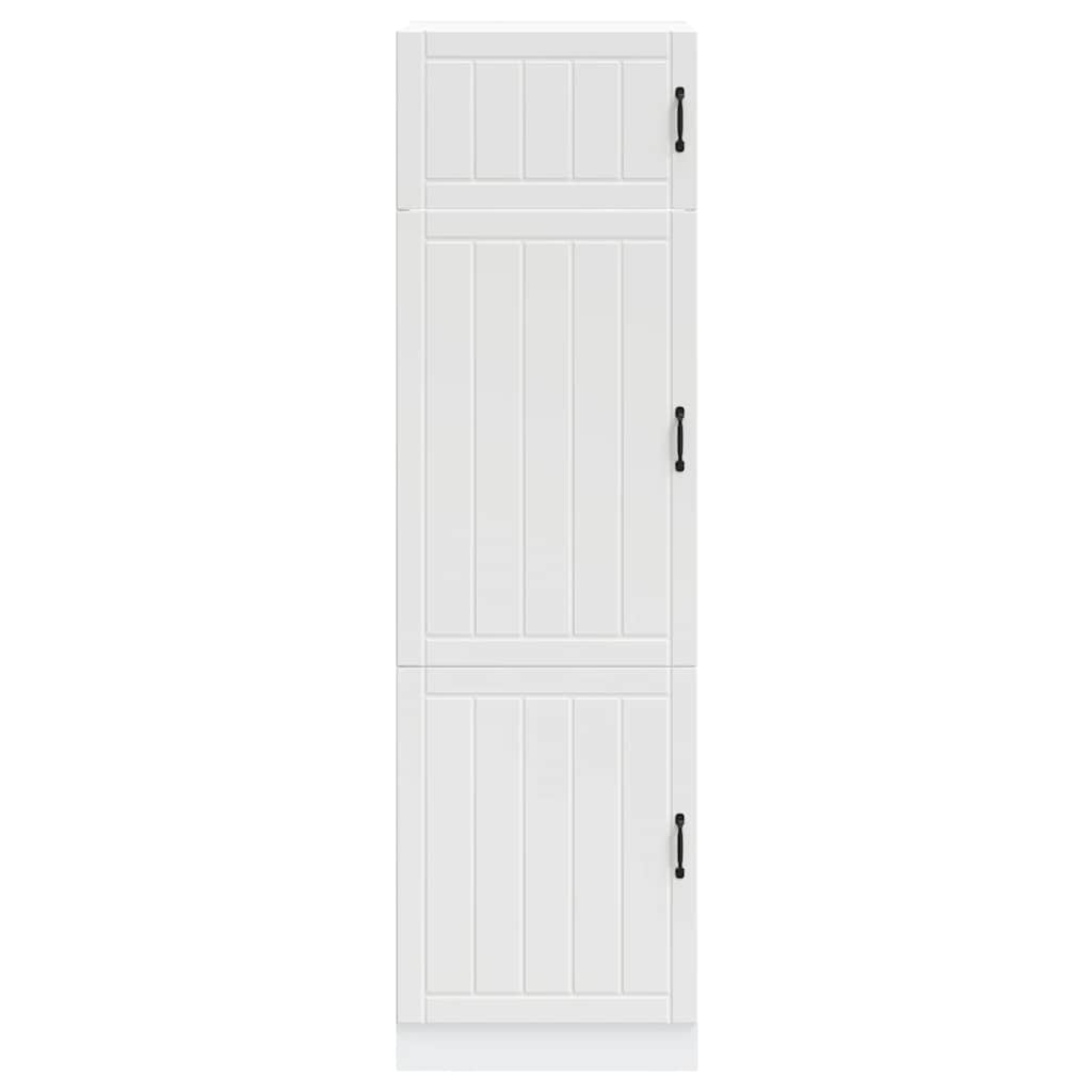 Armadio da Cucina Lucca Bianco in Legno Multistrato - homemem39