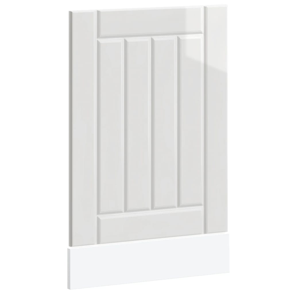 Pannello Lavastoviglie Lucca Bianco Lucido in Legno Multistrato - homemem39