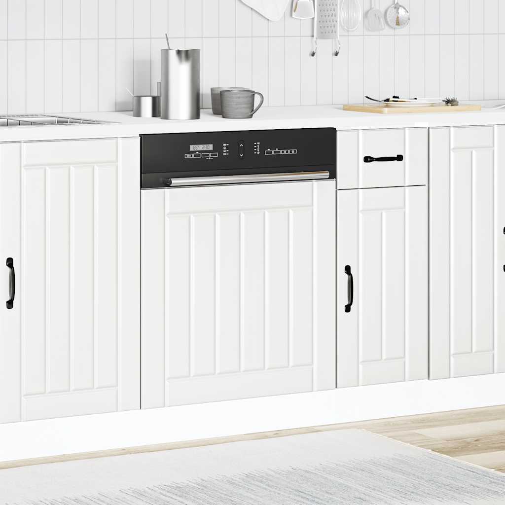 Pannello Lavastoviglie Lucca Bianco in Legno Multistrato - homemem39