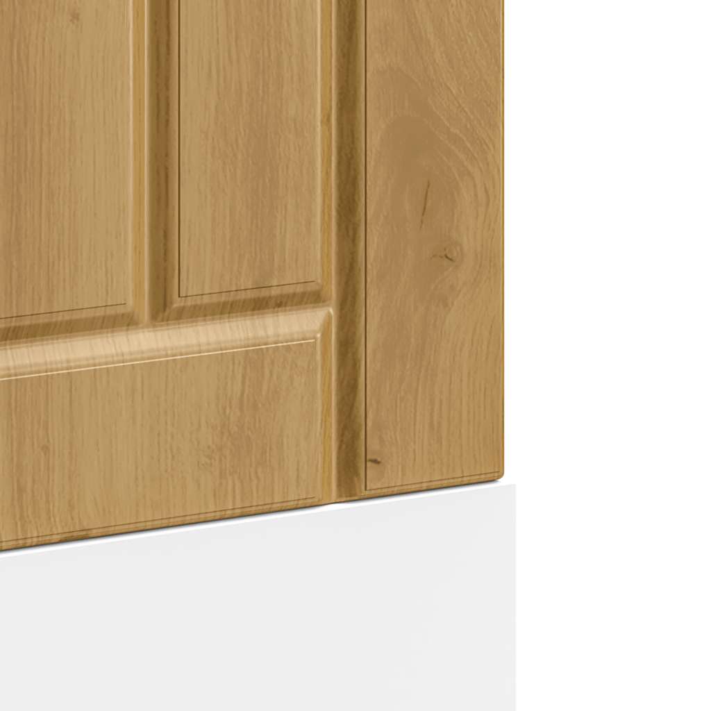 Pannello Lavastoviglie Rovere Artigianale Legno Multistrato - homemem39