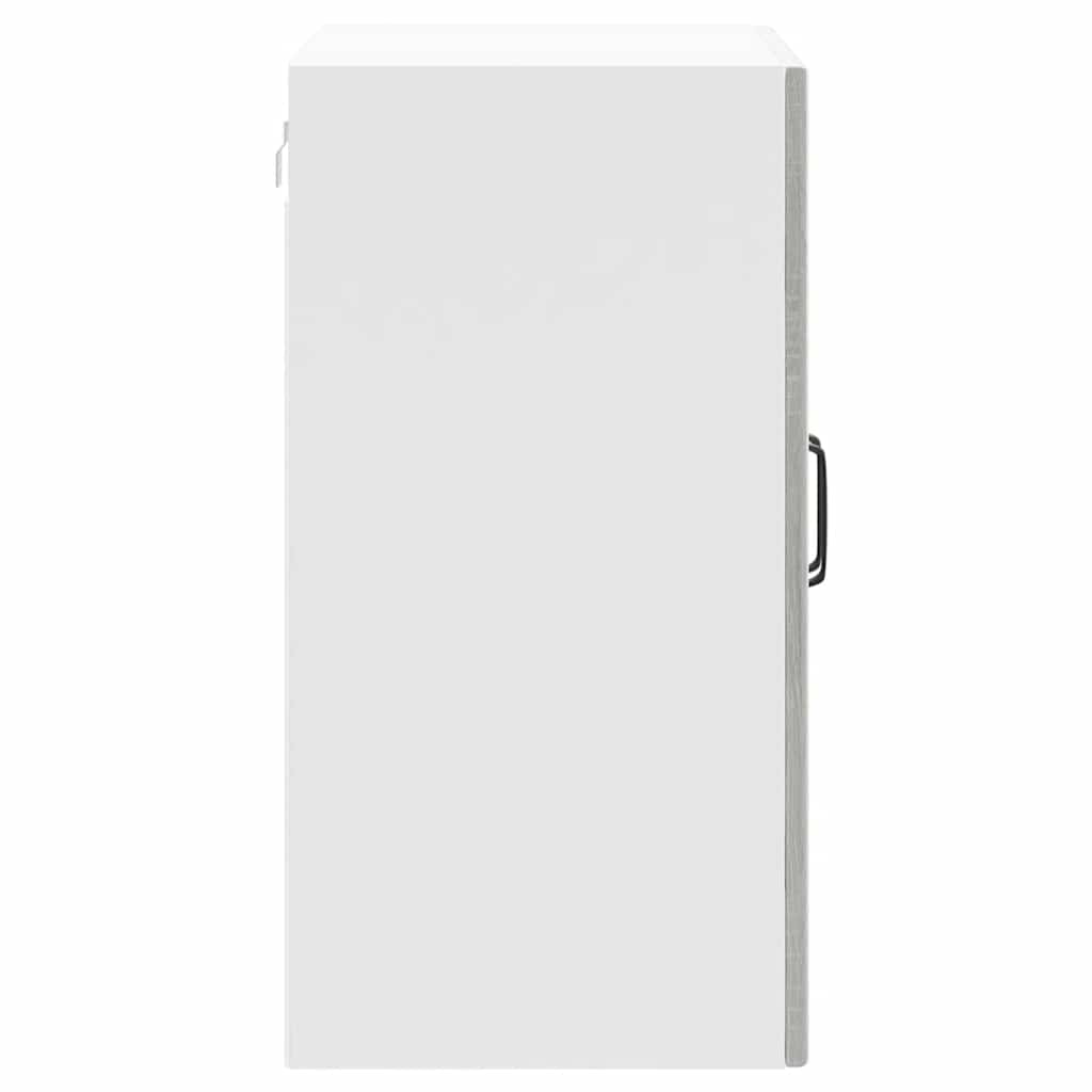Pensile da Cucina con Porta in Vetro Lucca Grigio Sonoma - homemem39