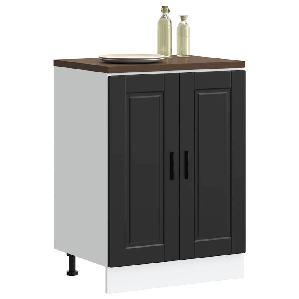 Base da Cucina Porto Nero in Legno Multistrato - homemem39
