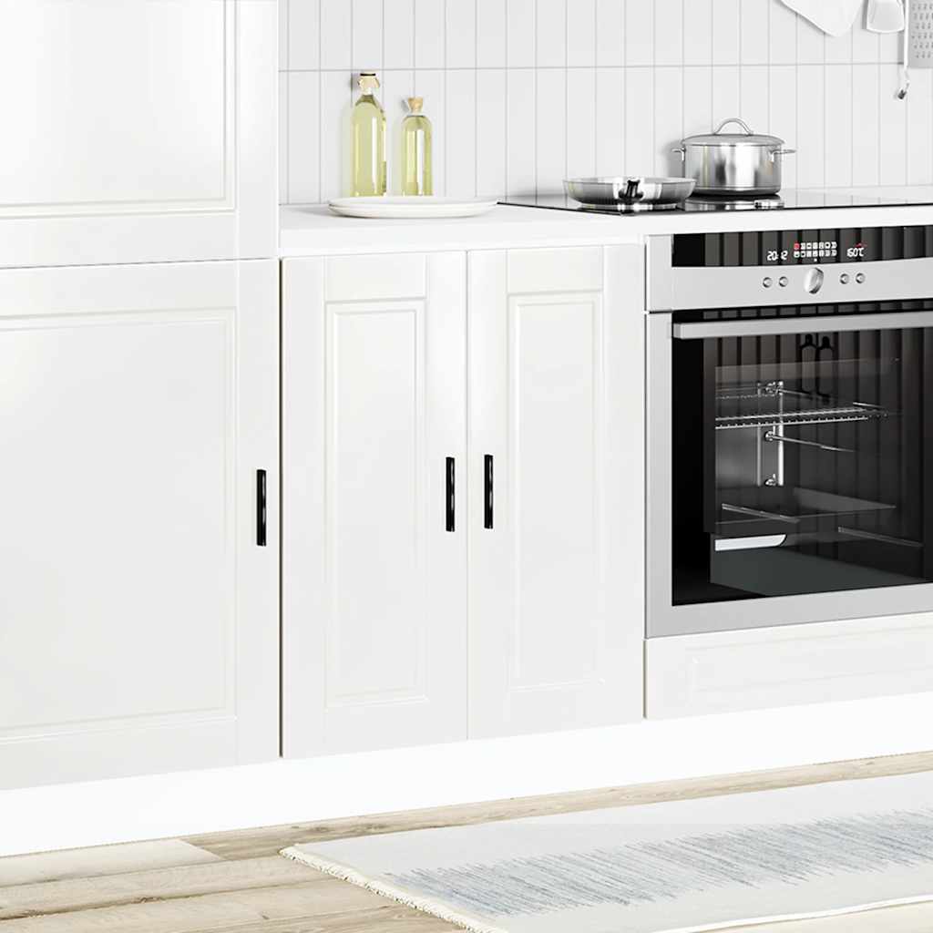 Base da Cucina Porto Bianco Lucido in Legno Multistrato - homemem39