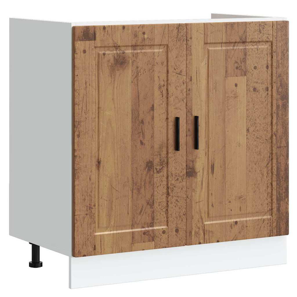 Mobile base lavello Porto Legno Vecchio 80x46x81,5cm Truciolato - homemem39