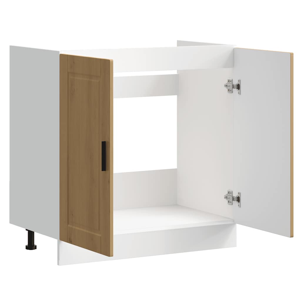 Mobile base lavello Porto Rovere Artigianale 80x46x81,5 cm - homemem39