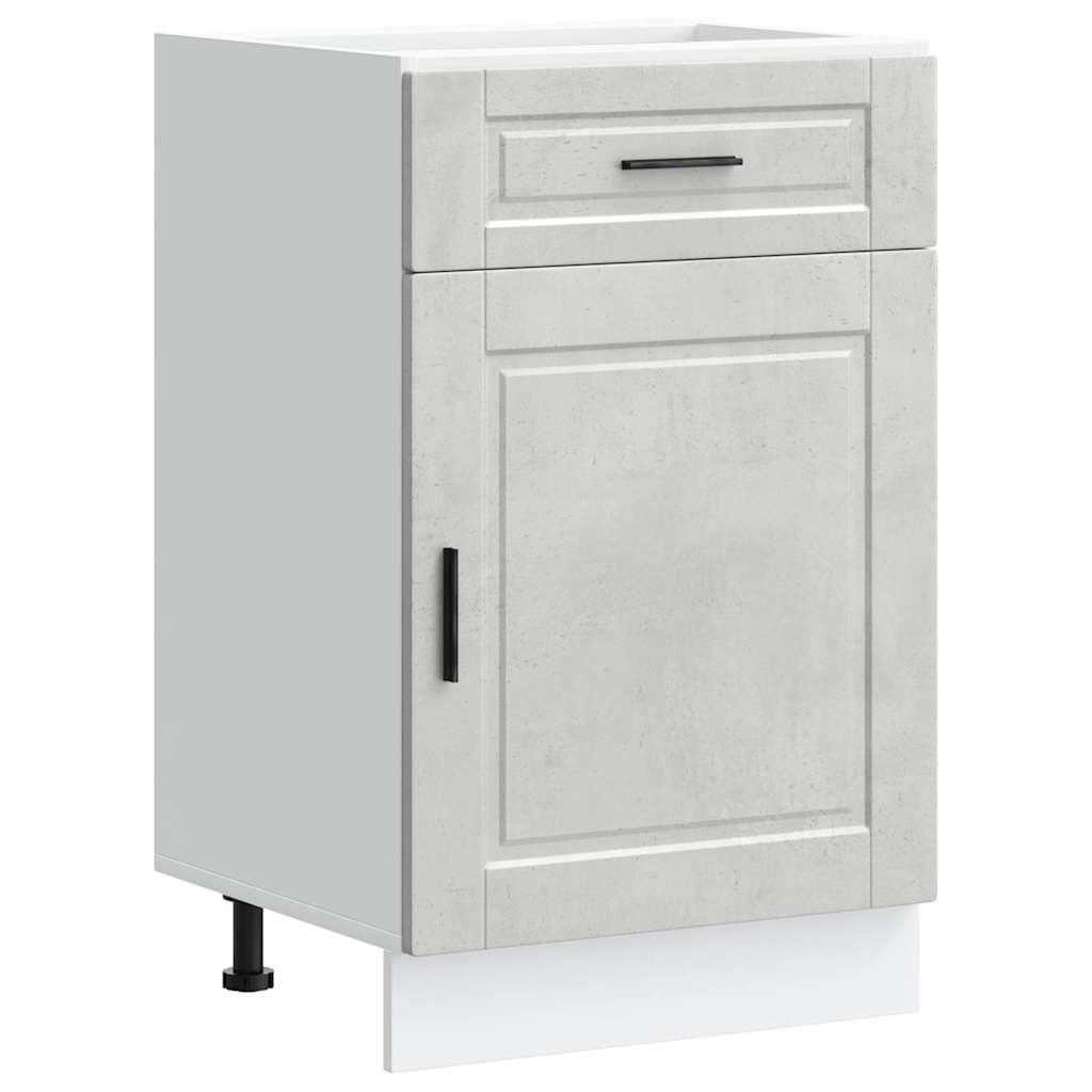 Base da Cucina Porto Grigio Cemento in Legno Multistrato - homemem39
