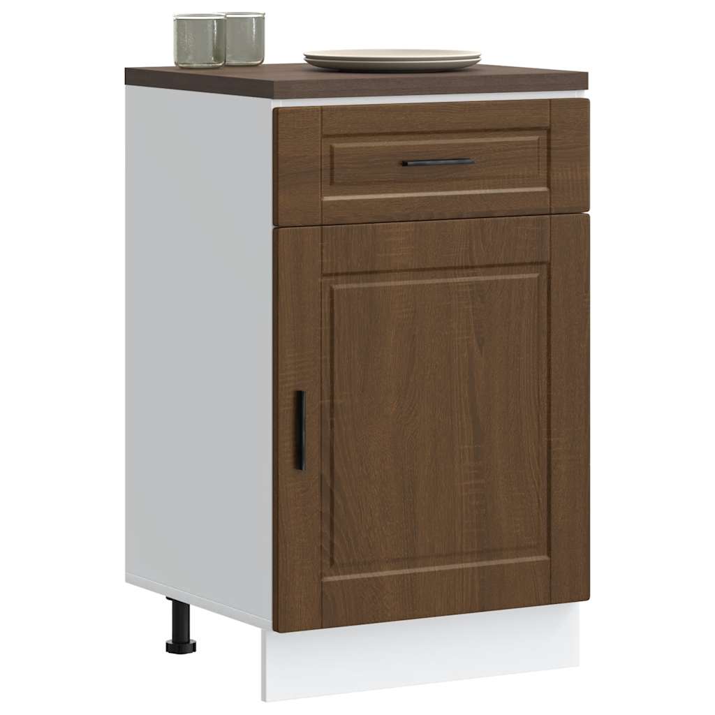 Base da Cucina Porto Rovere Marrone in Legno Multistrato - homemem39