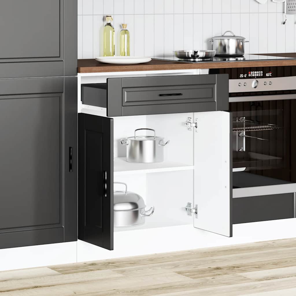 Base da Cucina Porto Nero in Legno Multistrato - homemem39