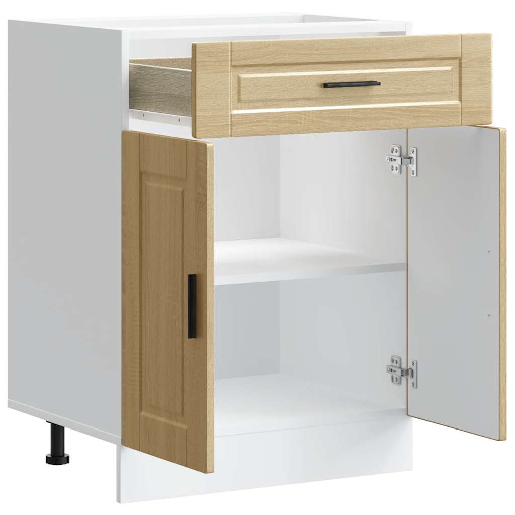 Base da Cucina Porto Rovere Sonoma in Legno Multistrato - homemem39
