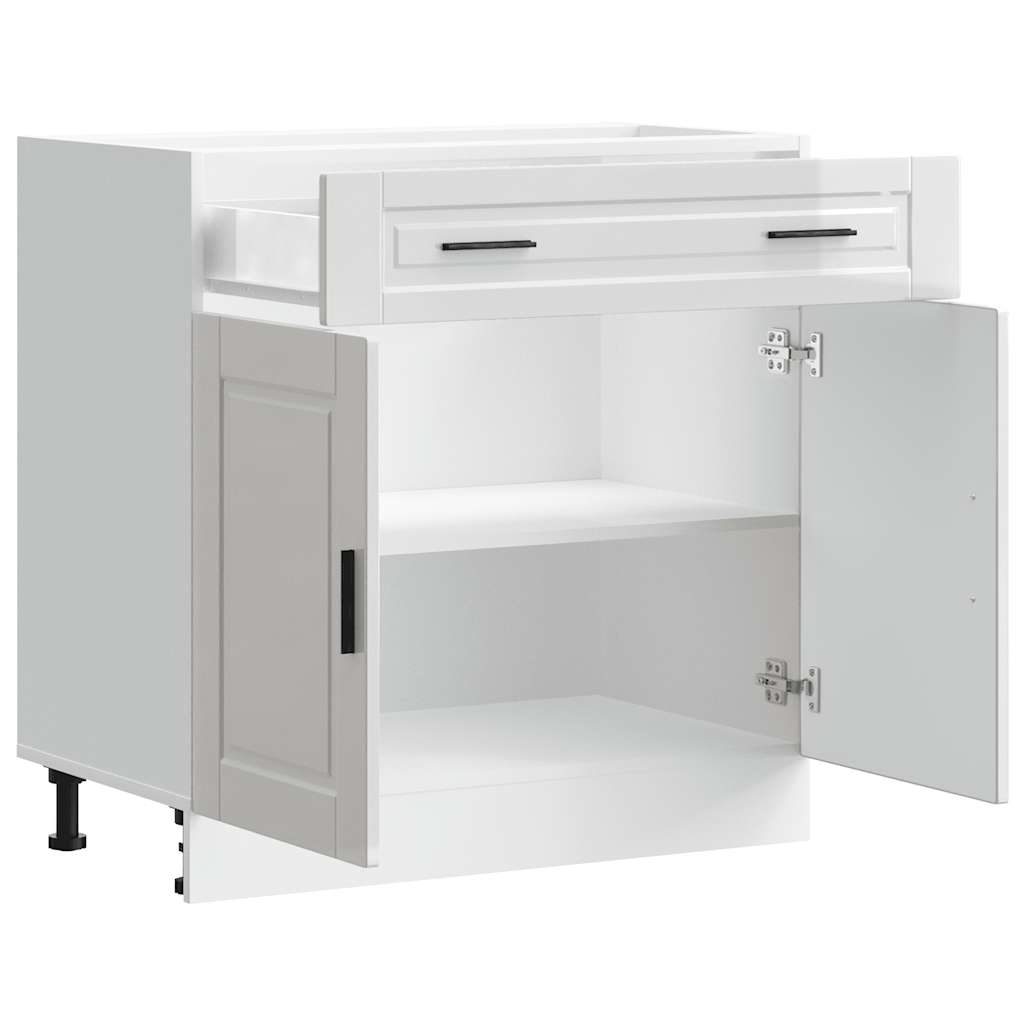 Base da Cucina Porto Bianco Lucido in Legno Multistrato - homemem39