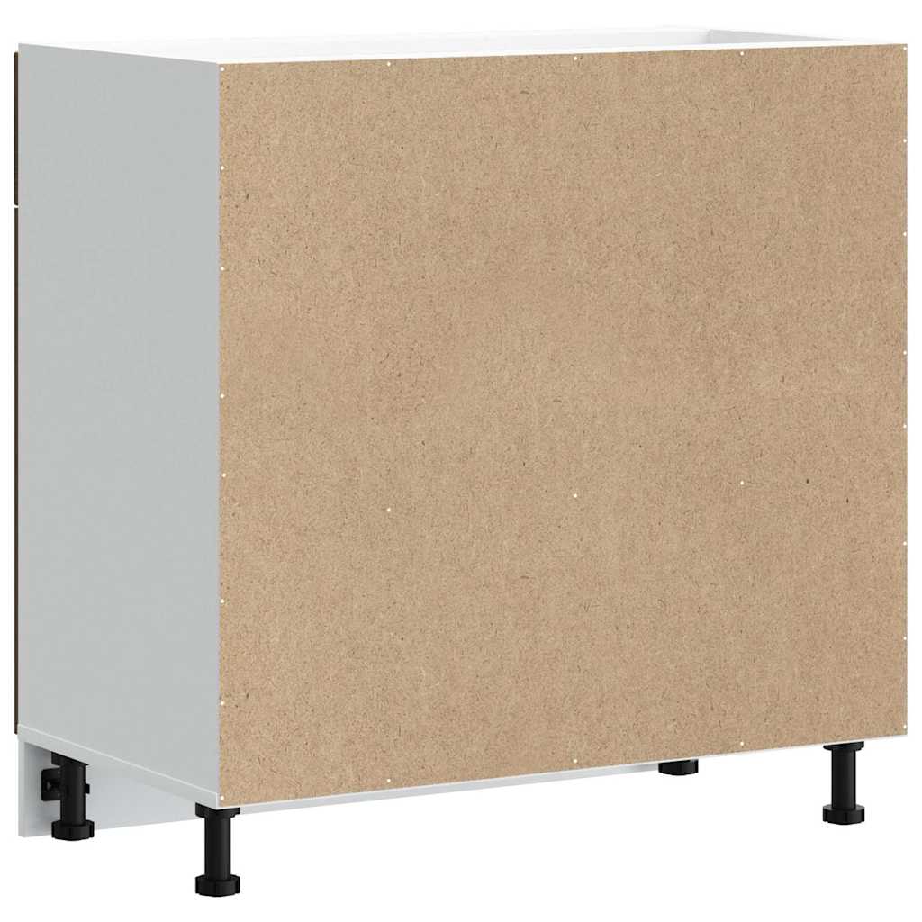 Base da Cucina Porto Rovere Marrone in Legno Multistrato - homemem39