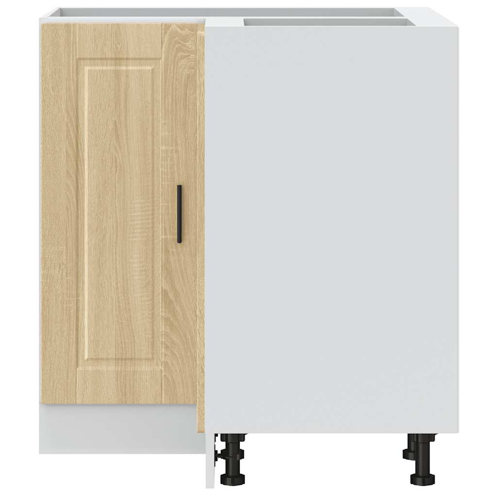 Base ad Angolo Cucina Porto Rovere Sonoma in Legno Multistrato - homemem39