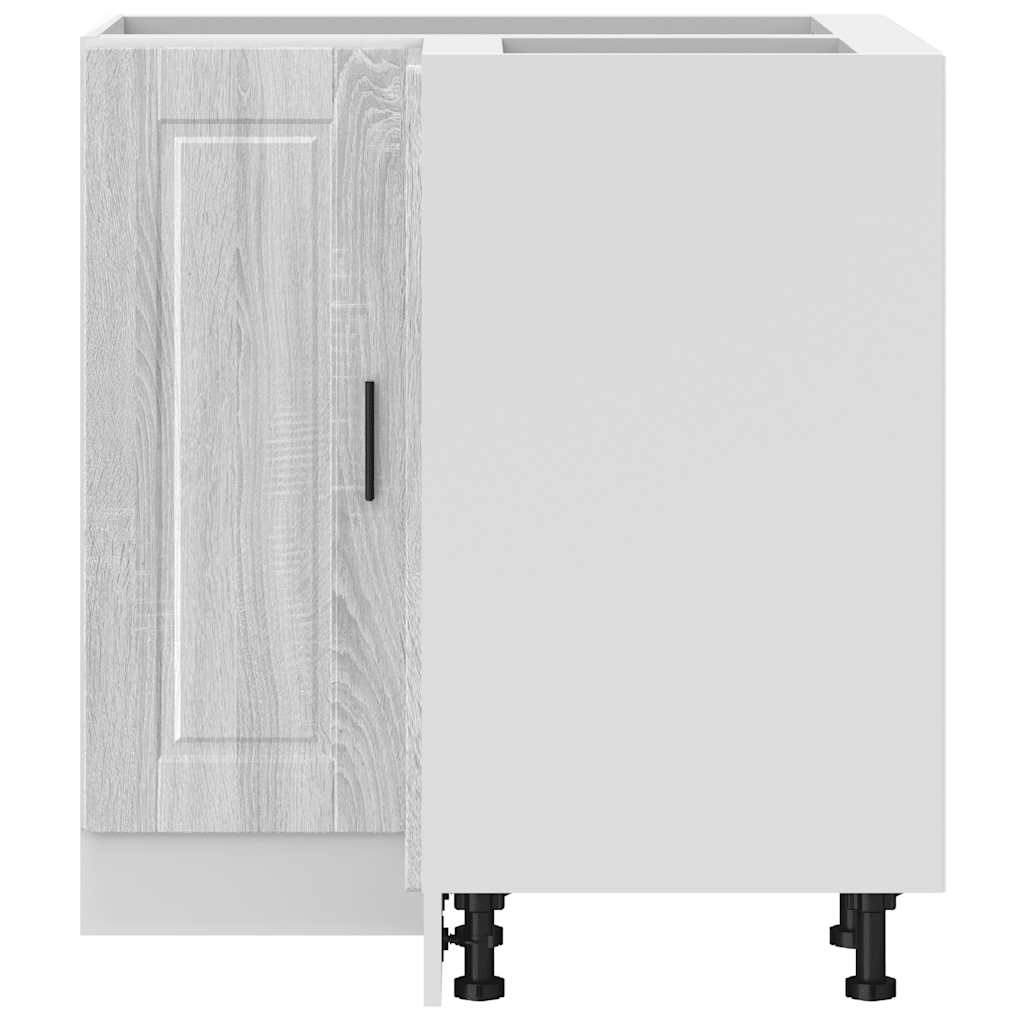 Base ad Angolo Cucina Porto Grigio Sonoma in Legno Multistrato - homemem39