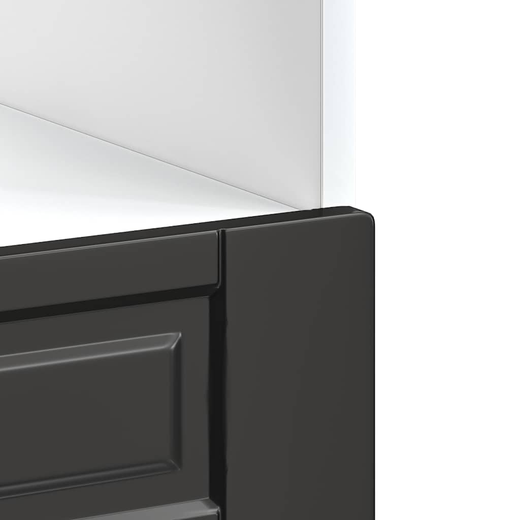 Armadio per Forno Porto Nero in Legno Multistrato - homemem39