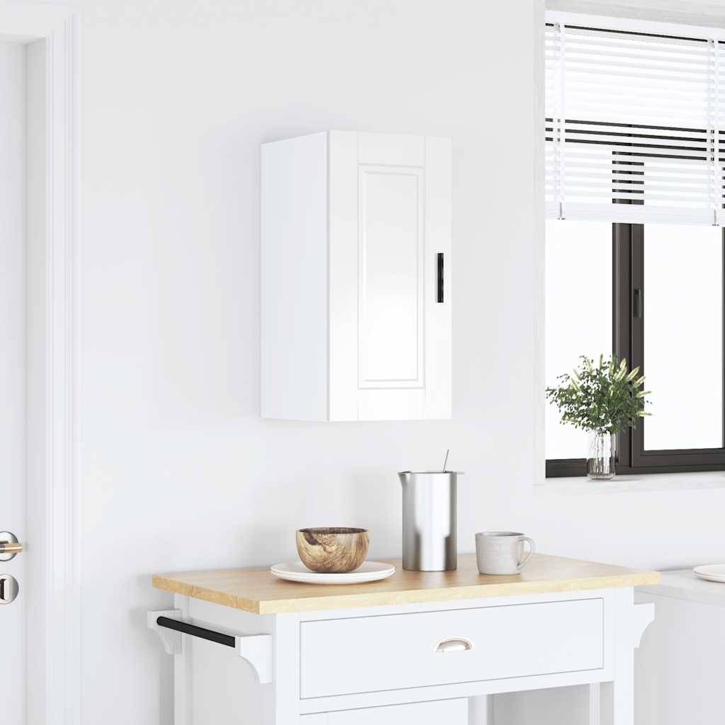 Pensile da Cucina Porto Bianco Lucido in Legno Multistrato - homemem39