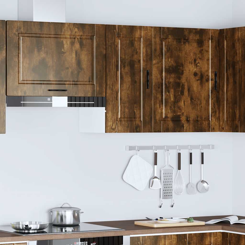 Pensile da Cucina Porto Rovere Fumo in Legno Multistrato - homemem39