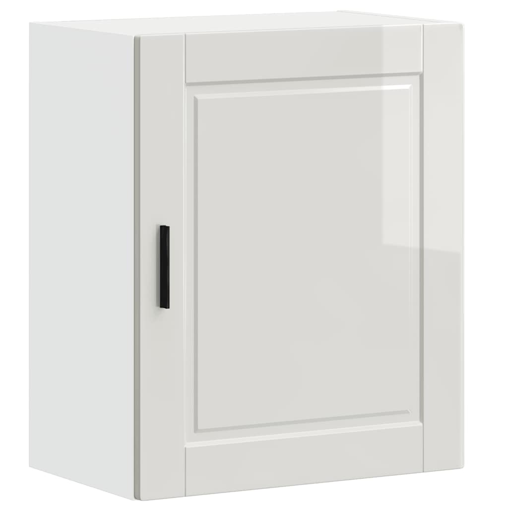 Pensili da Cucina 2 pz Porto Bianco Lucido in Legno Multistrato - homemem39