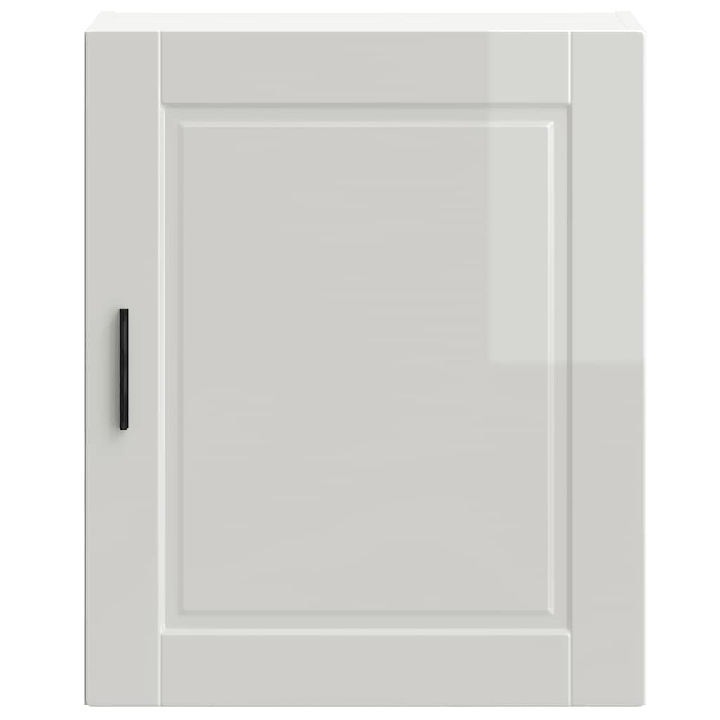 Pensili da Cucina 2 pz Porto Bianco Lucido in Legno Multistrato - homemem39