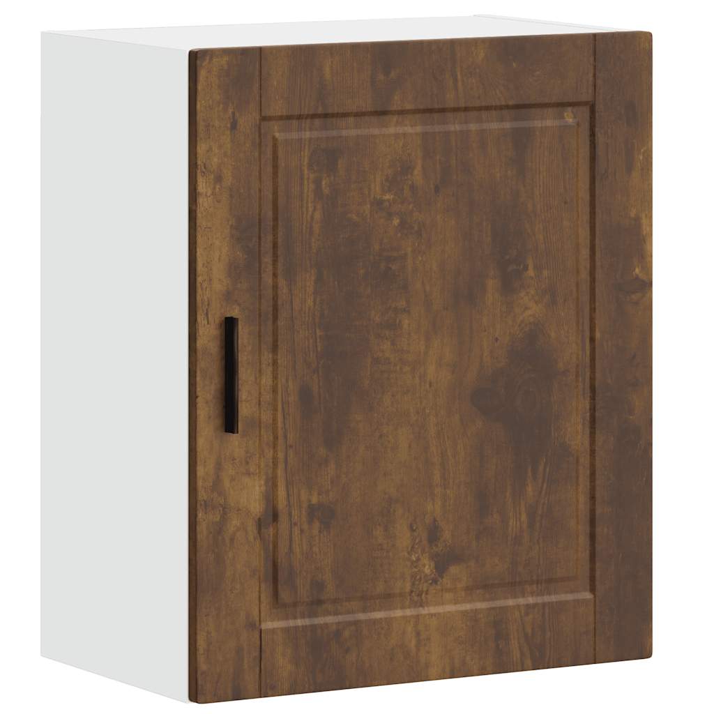 Pensili da Cucina 2 pz Porto Rovere Fumo in Legno Multistrato - homemem39