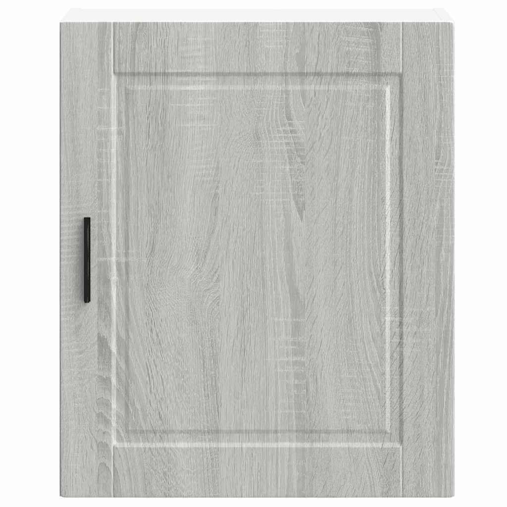 Pensili da Cucina 2 pz Porto Grigio Sonoma in Legno Multistrato - homemem39
