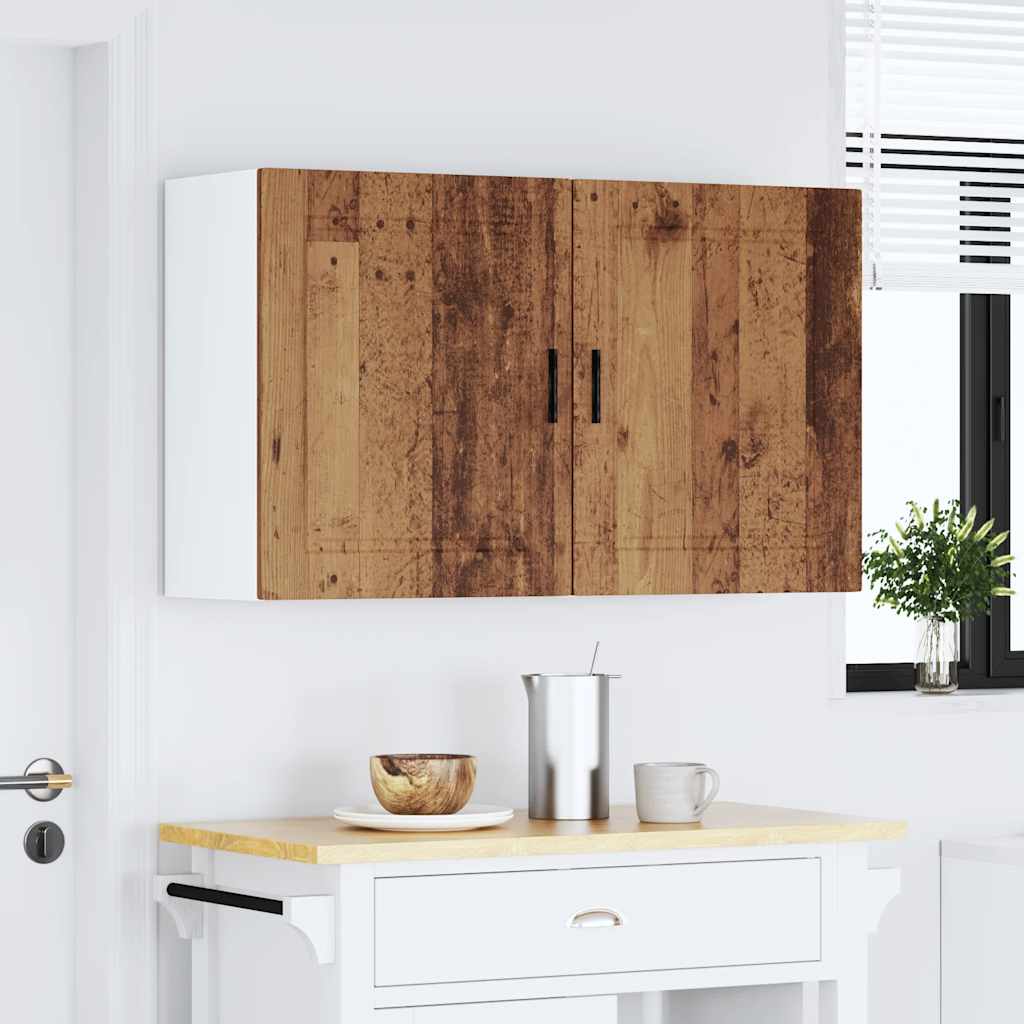 Pensili da Cucina 2 pz Porto Legno Antico in Legno Multistrato - homemem39