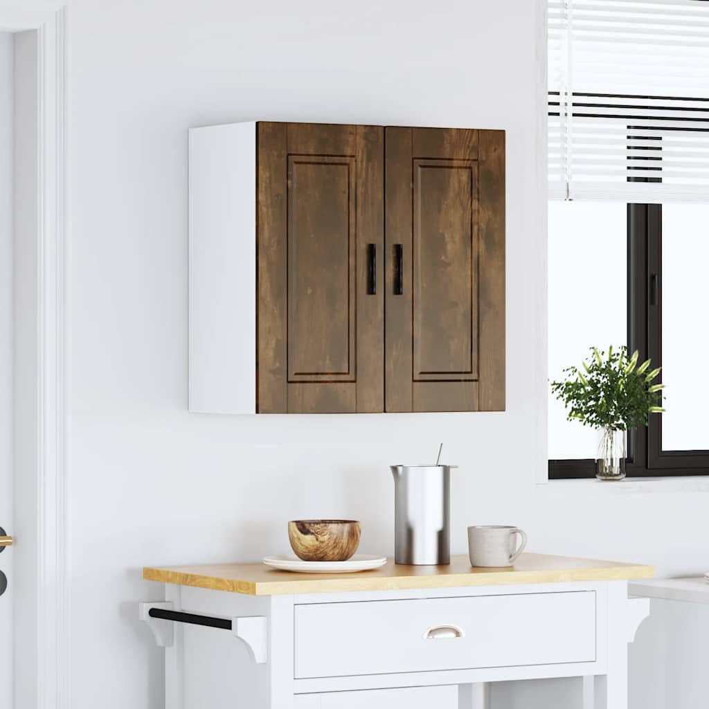 Pensile da Cucina Porto Rovere Fumo in Legno Multistrato - homemem39