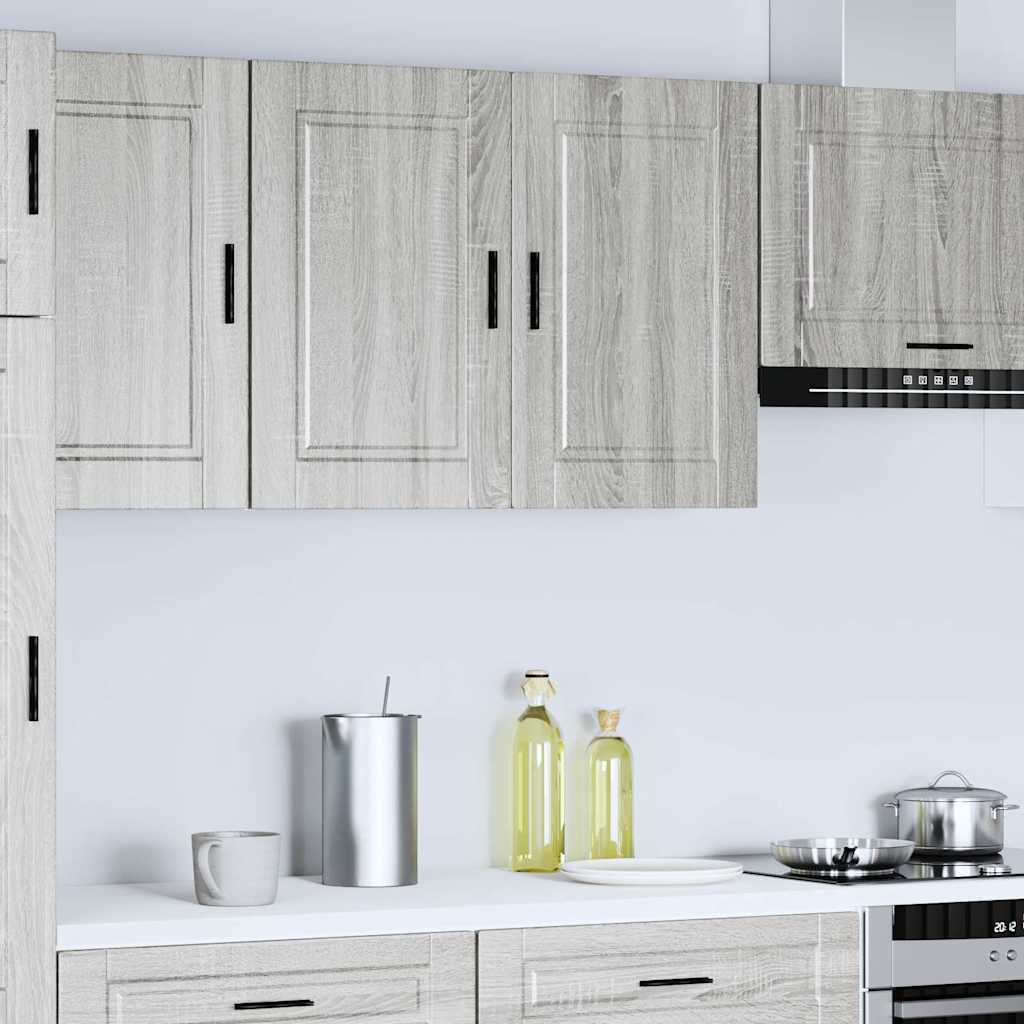 Pensile da Cucina Porto Grigio Sonoma in Legno Multistrato - homemem39