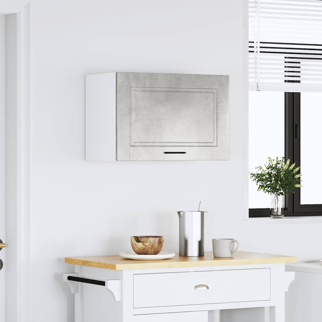 Pensile da Cucina Porto Grigio Cemento in Legno Multistrato - homemem39