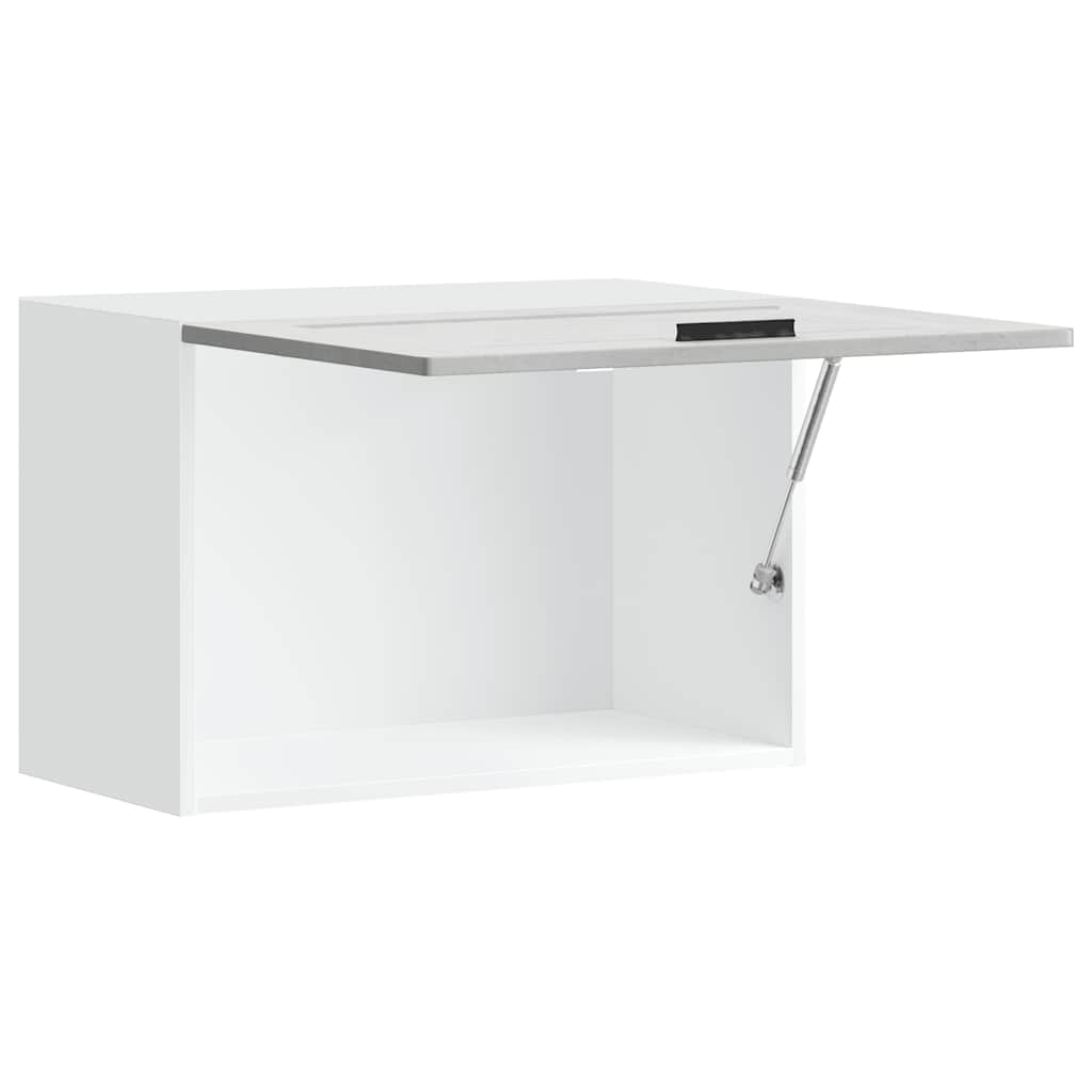 Pensile da Cucina Porto Grigio Cemento in Legno Multistrato - homemem39