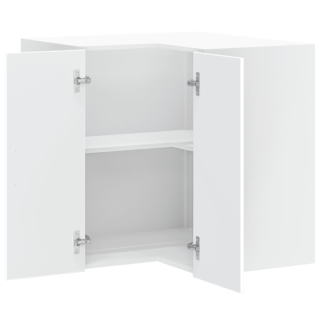 Pensile da Cucina ad Angolo Porto Bianco in Legno Multistrato - homemem39