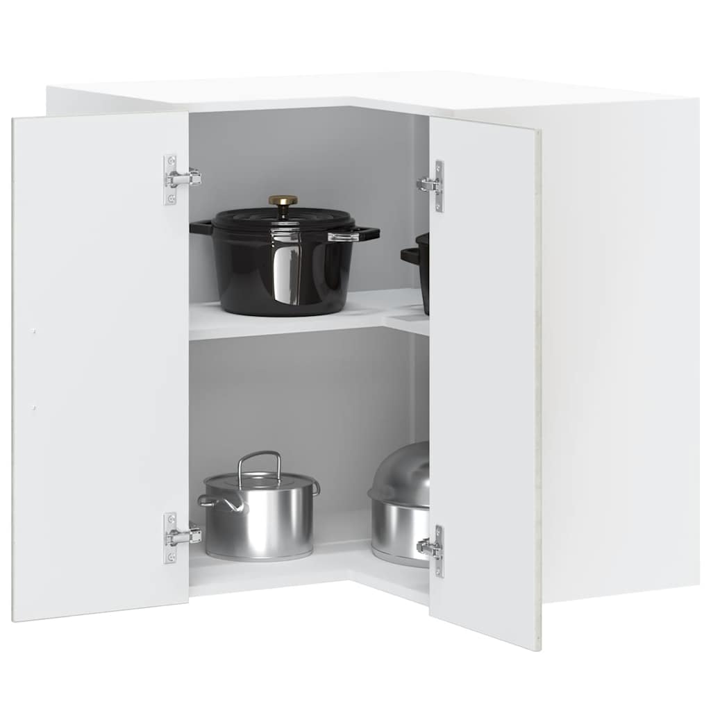 Pensile da Cucina ad Angolo Porto Grigio Cemento in Truciolato - homemem39