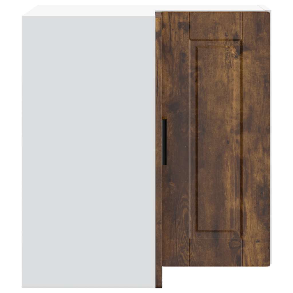 Pensile da Cucina ad Angolo Porto Rovere Fumo Legno Multistrato - homemem39