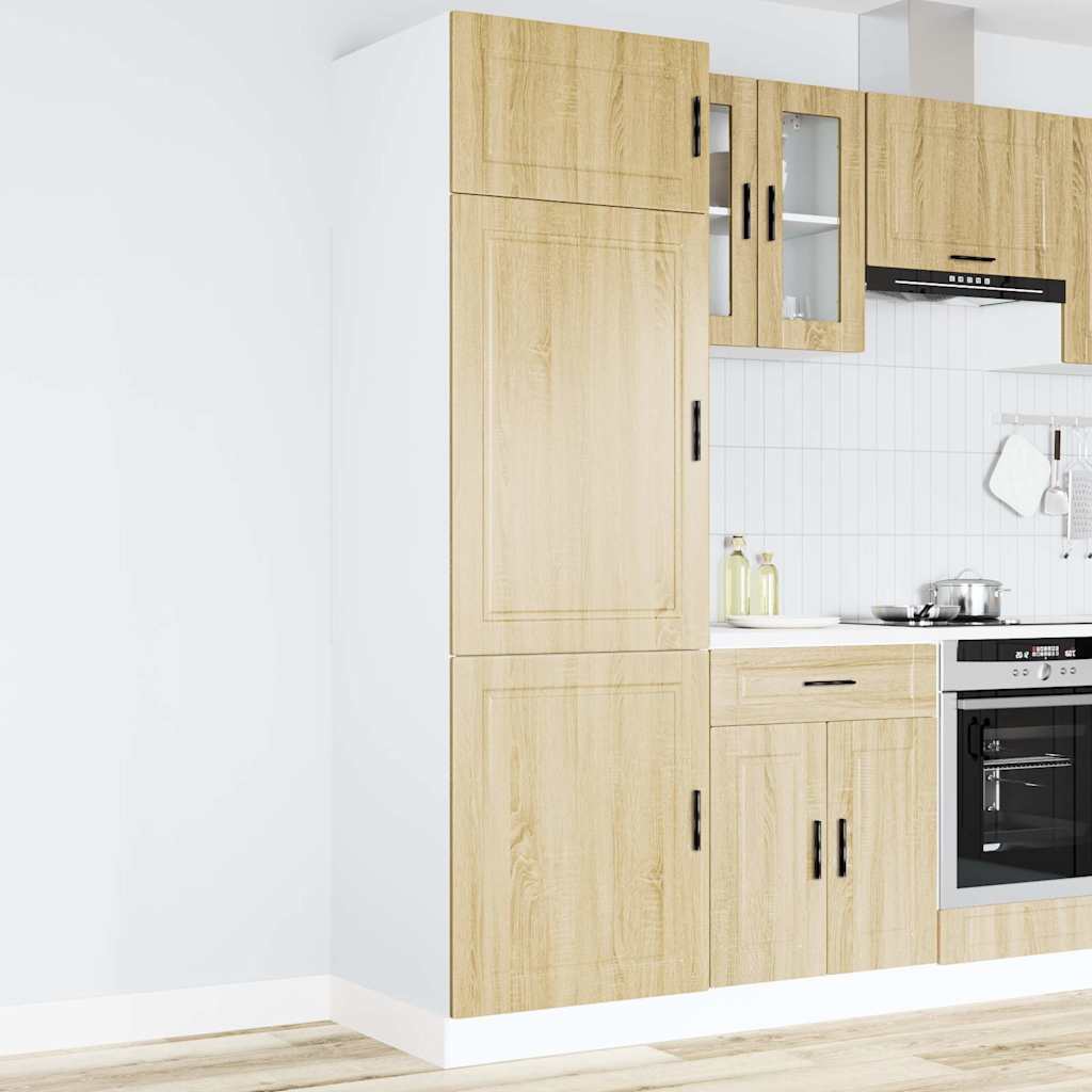 Armadio da Cucina Porto Rovere Sonoma in Legno Multistrato - homemem39