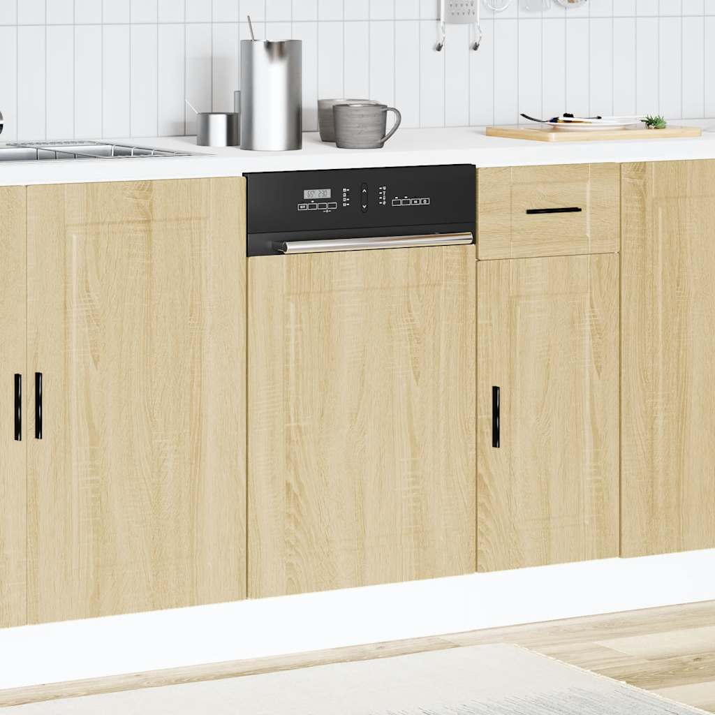 Pannello Lavastoviglie Porto Rovere Sonoma 45x1,5x67 cm - homemem39