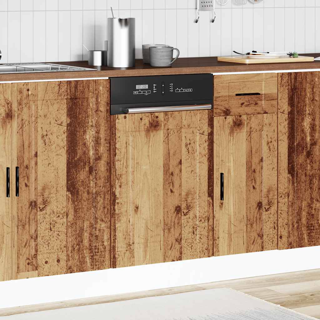 Pannello Lavastoviglie Porto Legno Vecchio 45x1,5x67 cm - homemem39